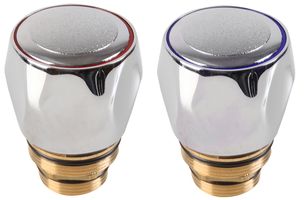 82075403 - Replacement Tap Heads, Chrome - Pair