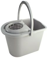 MB.10/S/2 - Plastic Silver Mop Bucket, 10L