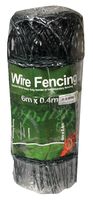 WNETTF2 - Decorative / Border Plastic Coated Wire Fencing, 6m x 0.4m