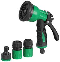 D03180 - Garden Hose Multi Spray Gun with Auto-Stop Set