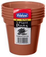 G042163 - 12.7cm (5") Plant Pot Set, 5 Pack