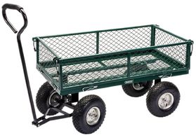 58552 - 200kg Steel Mesh Garden Cart / Festival Trolley