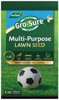20500174 - Multi-Purpose Lawn Grass Seed, 120sqm (3.6kg) Bag