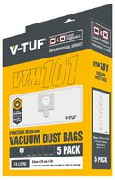 VTM101 - 15L Dust Bags for V-Tuf Mini M Class Vacuum Cleaner, 5 Pack