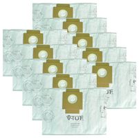 VTM501 - Dust Bags for V-Tuf RuckVac Backpack Vacuum Cleaner, 10 Pack