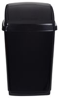 H10L46 - 50L Swing Top Bin, Black