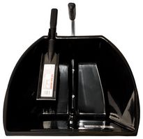 GT500BK - Fat Pan Dust Pan & Brush