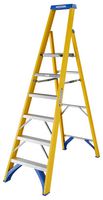 7170618 - 6 Tread Fibreglass Platform Step Ladder