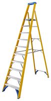 7171018 - 10 Tread Fibreglass Platform Step Ladder