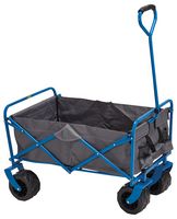 3217 - Foldable Garden Trolley / Festival Cart with Large Wheels, 80kg