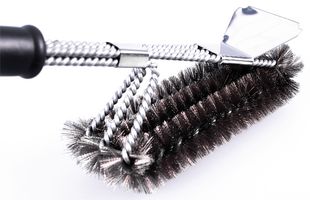 GH1624 - BBQ Cleaning Brush with Stainless Steel Scraper