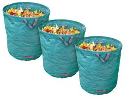 GH334K3 - 272L Heavy Duty Garden Debris Waste Bags, 3 Pack