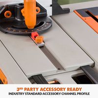 R255TBLX - 255mm 1650W Portable Job Site Table Saw with Folding Stand 230V