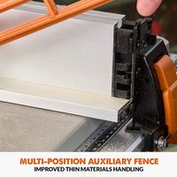 R255TBLX - 255mm 1650W Portable Job Site Table Saw with Folding Stand 230V