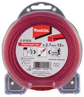 E-01828 - 2.7mm x 15m Four Leaf Nylon Cord Grass Trimmer Line