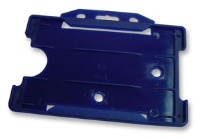 IDS65BL - Open Front ID Card Holder Blue Landscape