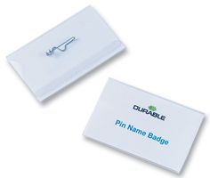 8004/19 - Pin Name Badges 54 x 90mm 50 Pack