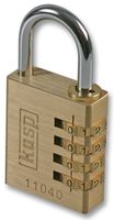 K11040D - 4-Digit Brass Combination Padlock 40mm