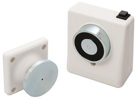503.WH - Contract Wall Magnet Back Box for Surface Mounting 24Vdc White
