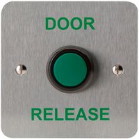 DEF-0656-1 - Raised Green Push to Exit Button - Door Release