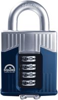 WARRIORCOMBI55 - 55mm Warrior 4-Wheel Armoured Steel Combination Padlock