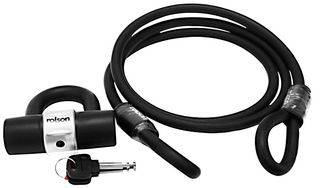 66758 - 98mm Heavy Duty Padlock & Cable, 1.5m, 2x Keys