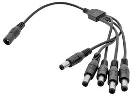 C-PS-5W - CCTV 5 Way DC Splitter Power Adaptor