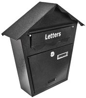 S5550 - Post & Letter Box, Black