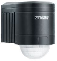 602710 - Corner PIR Lighting Controller, 240 Degree Angle, Black, IP54