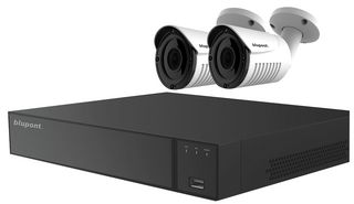 KIT-4CH-H265-2BW-5-BP - 4-Channel 5MP CCTV DVR System with 2 Bullet Cameras & 500GB HDD