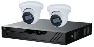 EAGLE-NVR-4-2TUR-8MP-1TB - 4 Channel NVR CCTV 4K Kit with 1TB HDD & 2x Turret Camera