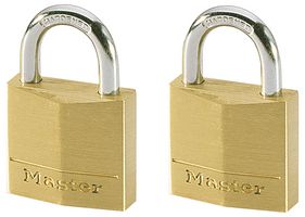130-EURT - 30mm Brass Keyed Alike Padlocks, 2 Pack