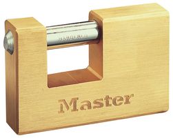 606EURD - 63mm Rectangular Brass Padlock