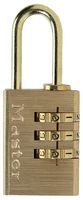 620EURD - 20mm Brass 3 Digit Combination Padlock