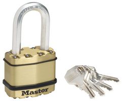 M1BEURDLF - 45mm Brass Heavy Duty Padlock with 38mm Long Shackle