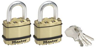 M1BEURT - 45mm Brass Heavy Duty Padlocks, 2 Pack