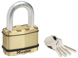 M15BEURDLF - 64mm Laminated Steel Heavy Duty Padlock with 38mm Long Shackle