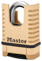 M1177EURD - 58mm Brass Closed Shackle Heavy Duty Combination Padlock