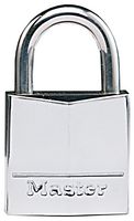 639EURD - 30mm Nickel Plated Solid Brass Marine Padlock