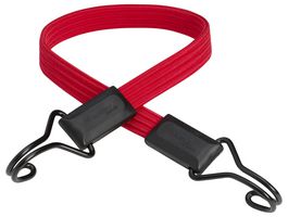 3224EURDAT - Smooth Flat Bungee Cord, 600x18mm, Red