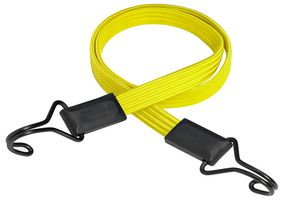3226EURDAT - Smooth Flat Bungee Cord, 1m x 18mm, Yellow