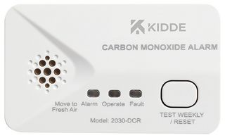 2030-DCR - Carbon Monoxide Alarm, 10 Year Sensor & Replaceable Battery Powered