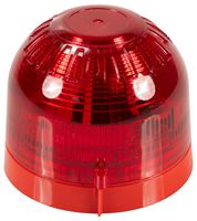 PSB-0061 - Sonos High Power 5J Xenon Beacon with Shallow Base - Red Body - Red Lens 10-60V