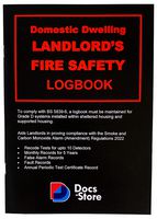 DOCLBLFS19 - Landlords Domestic Dwelling Fire Safety Log Book