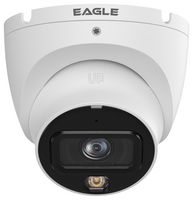 EAGLE8C-IPC-IL-8-TUR1-FW - 4K/8MP Smart Dual-Light Fixed Turret CCTV Camera IP67, White