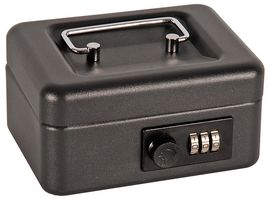 CBBK6CL - 6" Steel Cash Box Safe with Combination Lock