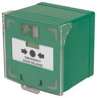 3E0784-TP - Green Illuminated Break Glass Emergency Door Release - Triple Pole