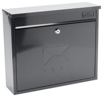 701536 - Elegance Wall Mounted Stainless Steel Post Box, Anthracite