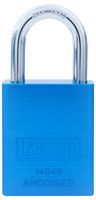 K14040BLUD - 38mm Solid Aluminium Padlock, Blue