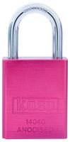 K14040REDD - 38mm Solid Aluminium Padlock, Red